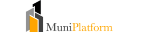 Logo with text "MuniPlatform" and geometric design.